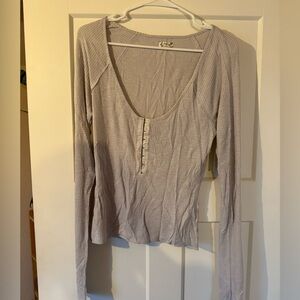 Free People Waffle Long Sleeve